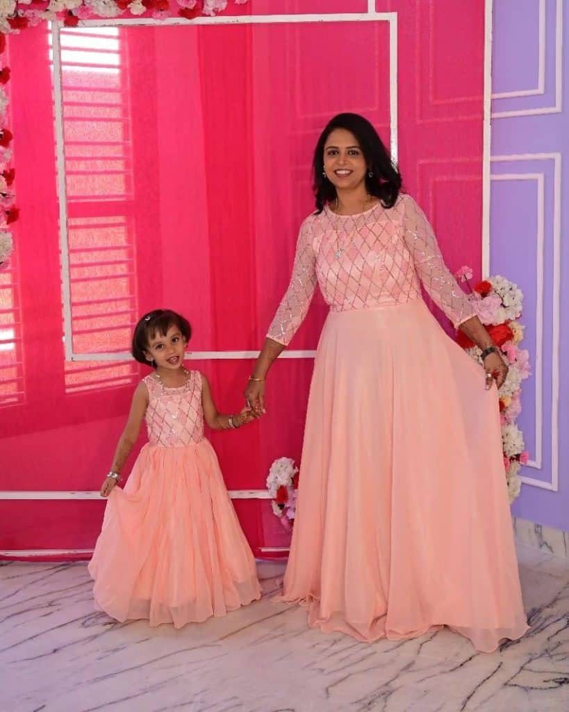 mother daughter twinning dresses in bangalore